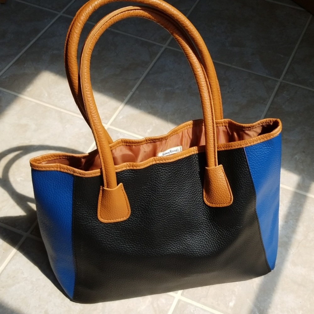 Neiman Marcus Two Toned Tote Bag
